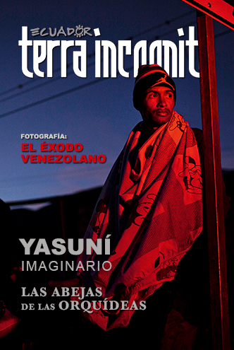 Portada de la revista Ecuador Terra Incognita No. 113: La crisis de Venezuela ha expulsado cerca de 3 millones de personas que huyen de la violencia y la necesidad. Muchos pasan por Ecuador o se quedan aqu&iacute;, en busca de comenzar una nueva vida. Foto: Edu Le&oacute;n
