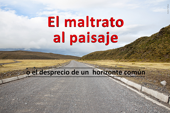 El paisaje suele ser víctima de la corrupción, la ignorancia, los complejos, el desapego por la geografía nacional o los caprichos megalómanos de los gobernantes. O de todo eso junto, como pasó con la ampliación a cuatro carriles del camino al Cotopaxi a través de la llanura de Limpiopungo, por orden presidencial, durante el gobierno de Rafael Correa. Foto: Andrés Vallejo
