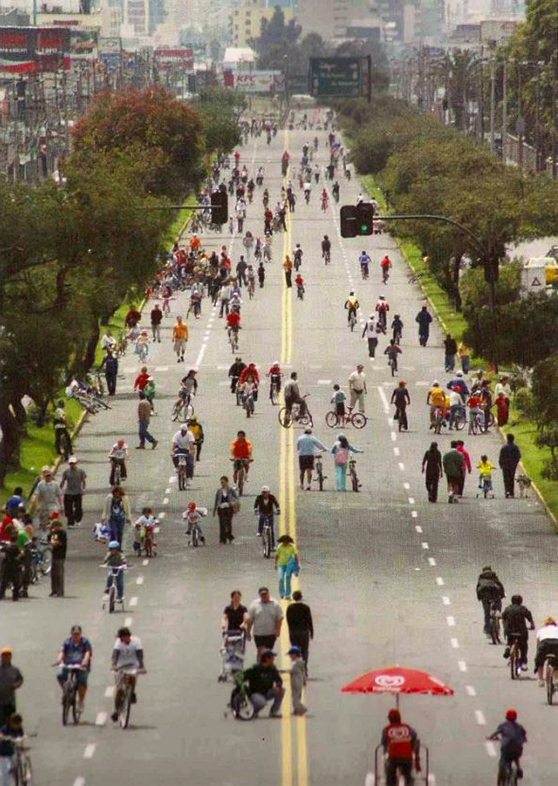 Ciclopaseo de Quito.