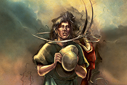 Cantuña, personaje histórico y de leyenda. Ilustración: Paola y Gabriel Karolys Cantuña, personaje histórico y de leyenda. Ilustración: Paola y Gabriel Karolys